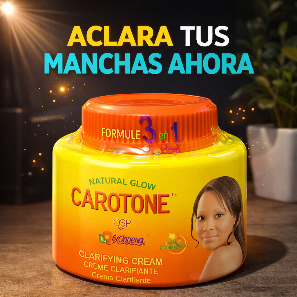 Carotone 300ml – Crema Aclarante 3 en 1 (+ Regalo)